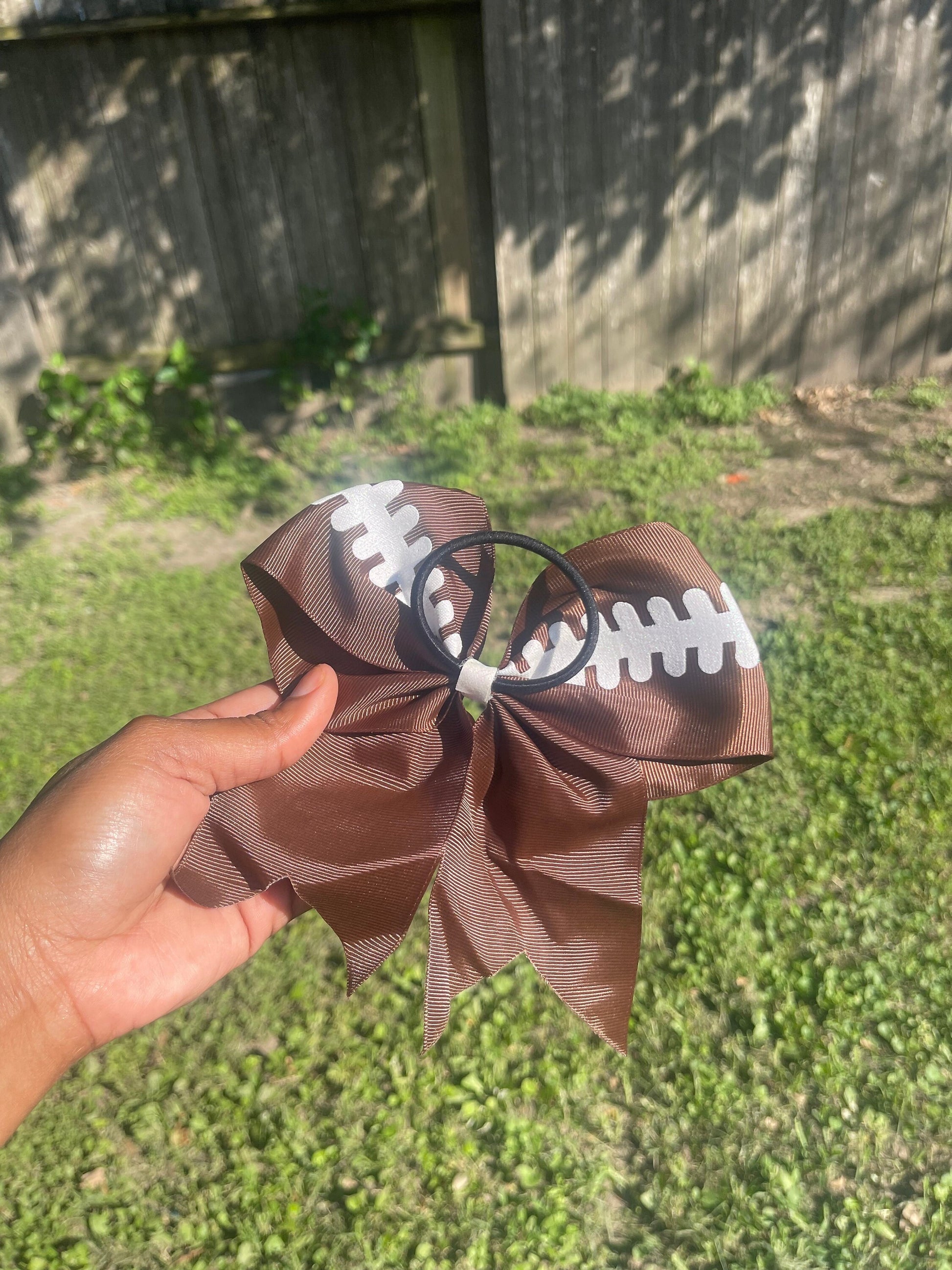 Large Football Cheer Bows