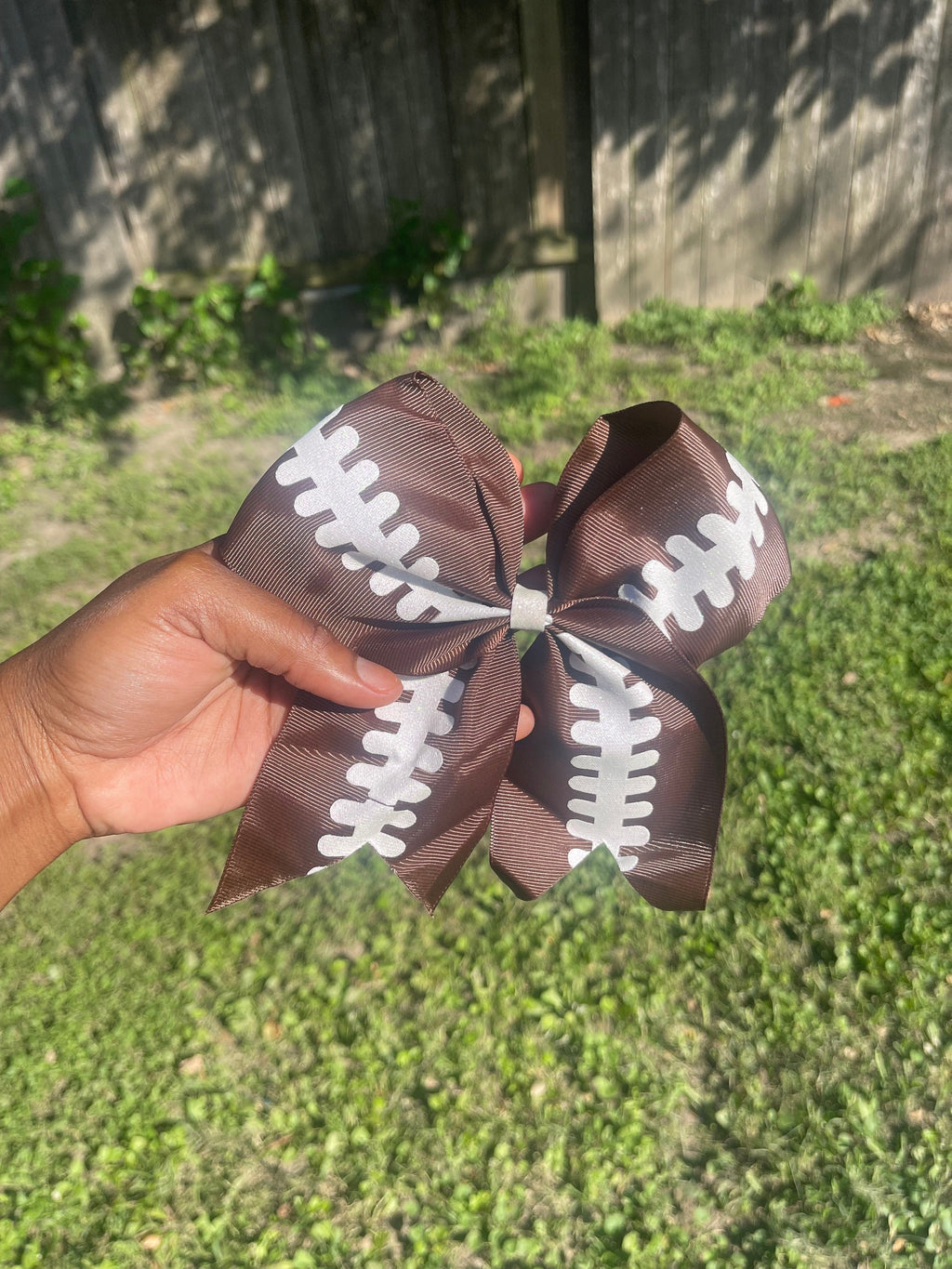 Large Football Cheer Bows