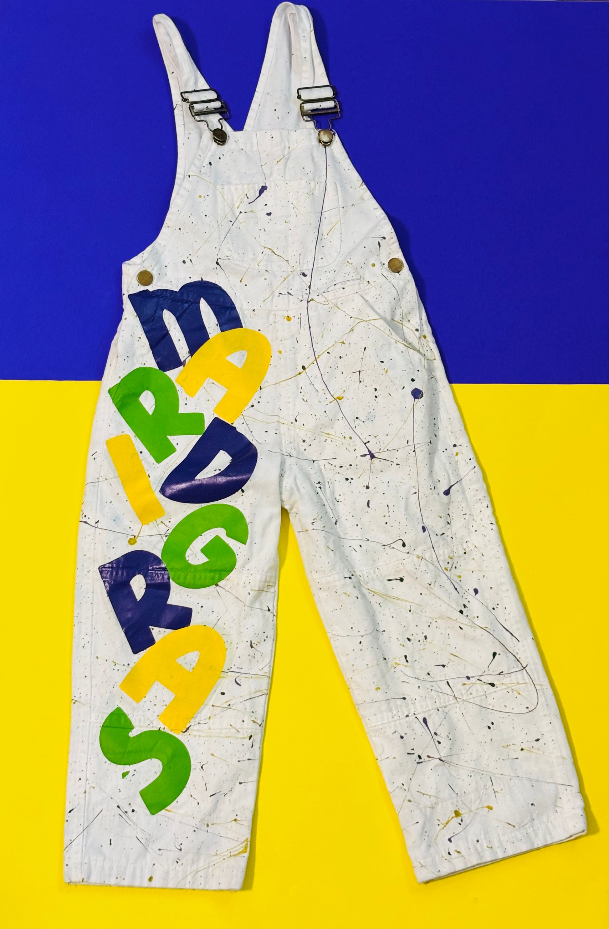 Kids Mardi Gras Overalls