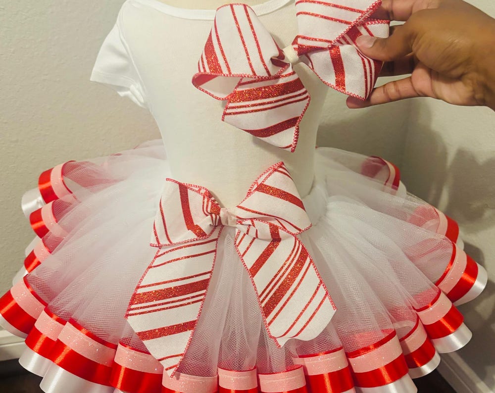 Candy Cane Tutu Set